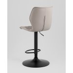 Стул барный Dome экокожа серый