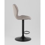 Стул барный Dome экокожа серый