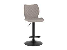 Стул барный Dome экокожа серый