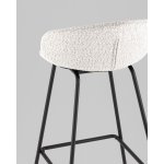 Стул барный Nita букле светло-серый