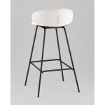 Стул барный Nita букле светло-серый