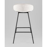 Стул барный Nita букле светло-серый