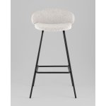 Стул барный Nita букле светло-серый