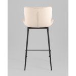 Стул полубарный Vault экокожа светло-серый