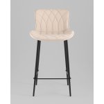 Стул полубарный Vault экокожа светло-серый