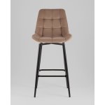 Стул барный Флекс с поворотным механизмом велюр капучино