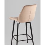 Стул барный Флекс с поворотным механизмом велюр капучино