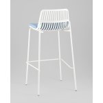 Стул барный Louran с подушкой белый