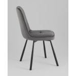 Стул Boun вращающийся велюр темно-серый 2 шт.