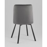 Стул Boun вращающийся велюр темно-серый 2 шт.