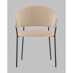 Стул Бруно NEW велюр кремовый