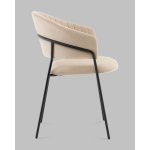 Стул Бруно NEW велюр кремовый