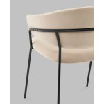 Стул Бруно NEW велюр кремовый