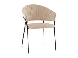 Стул Бруно NEW велюр кремовый