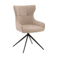 Стул Carlene вращающийся бежевый
