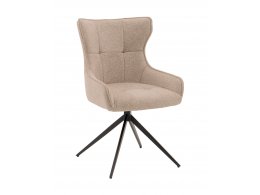 Стул Carlene вращающийся бежевый