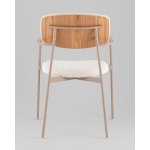 Стул Doe светло-бежевый бежевые ножки