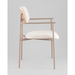 Стул Doe светло-бежевый бежевые ножки