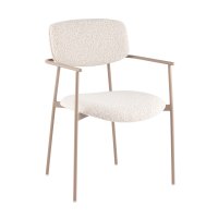 Стул Doe светло-бежевый бежевые ножки