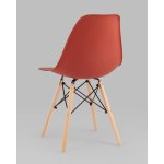 Стул Eames Style DSW терракотовый x4 (разборный каркас)