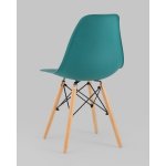 Стул Eames Style DSW темно-бирюзовый x4 (разборный каркас)