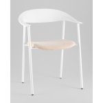 Стул Eila с подушкой пластик белый