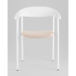 Стул Eila с подушкой пластик белый