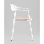 Стул Eila с подушкой пластик белый