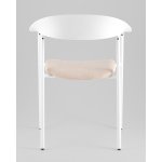 Стул Eila с подушкой пластик белый