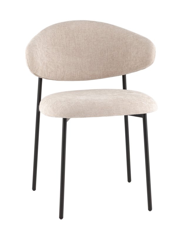 Стул Evan шенилл бежевый