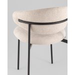 Стул Evan шенилл бежевый