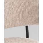 Стул Evan шенилл бежевый