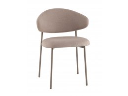 Стул Evan велюр бежевый каркас бежево-серый Стул Evan велюр бежевый каркас бежево-серый