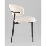 Стул Evan велюр молочный Стул Evan велюр молочный