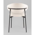 Стул Evan велюр молочный Стул Evan велюр молочный