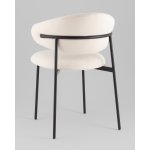 Стул Evan велюр молочный Стул Evan велюр молочный