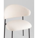 Стул Evan велюр молочный Стул Evan велюр молочный