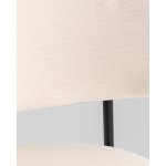 Стул Evan велюр молочный Стул Evan велюр молочный