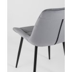 Стул Флекс велюр серый 4 шт.