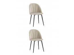 Стул Логан NEW велюр бежевый 2 шт