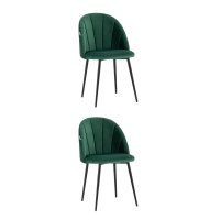 Стул Логан NEW велюр зелёный 2 шт
