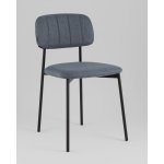 Стул Майло рогожка серо-синий