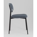 Стул Майло рогожка серо-синий