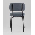 Стул Майло рогожка серо-синий