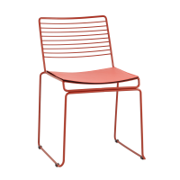 Стул обеденный Danny бордовый с подушкой