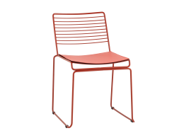 Стул обеденный Danny бордовый с подушкой