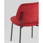 Стул обеденный Patrys бордовый шенилл