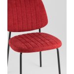 Стул обеденный Patrys бордовый шенилл