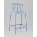 Стул полубарный Campo пластик голубой