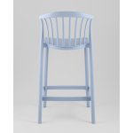 Стул полубарный Campo пластик голубой